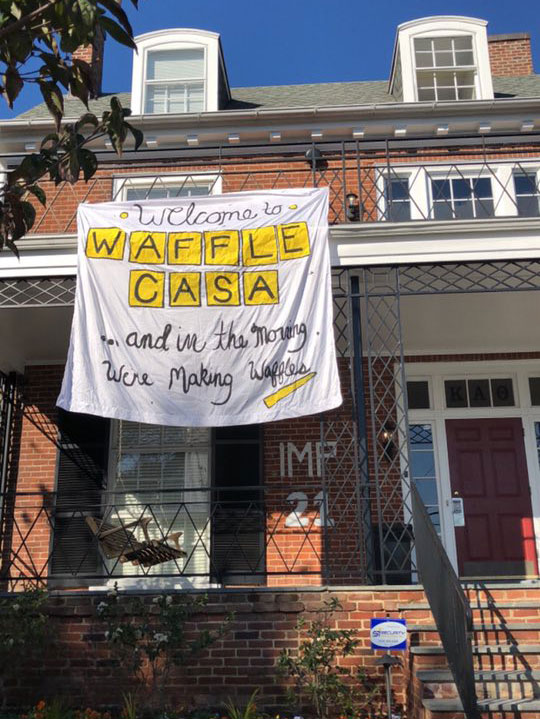 Kappa Alpha Theta Sorority hosted their annual fundraiser for Piedmont CASA - Waffle CASA! 9.17.22