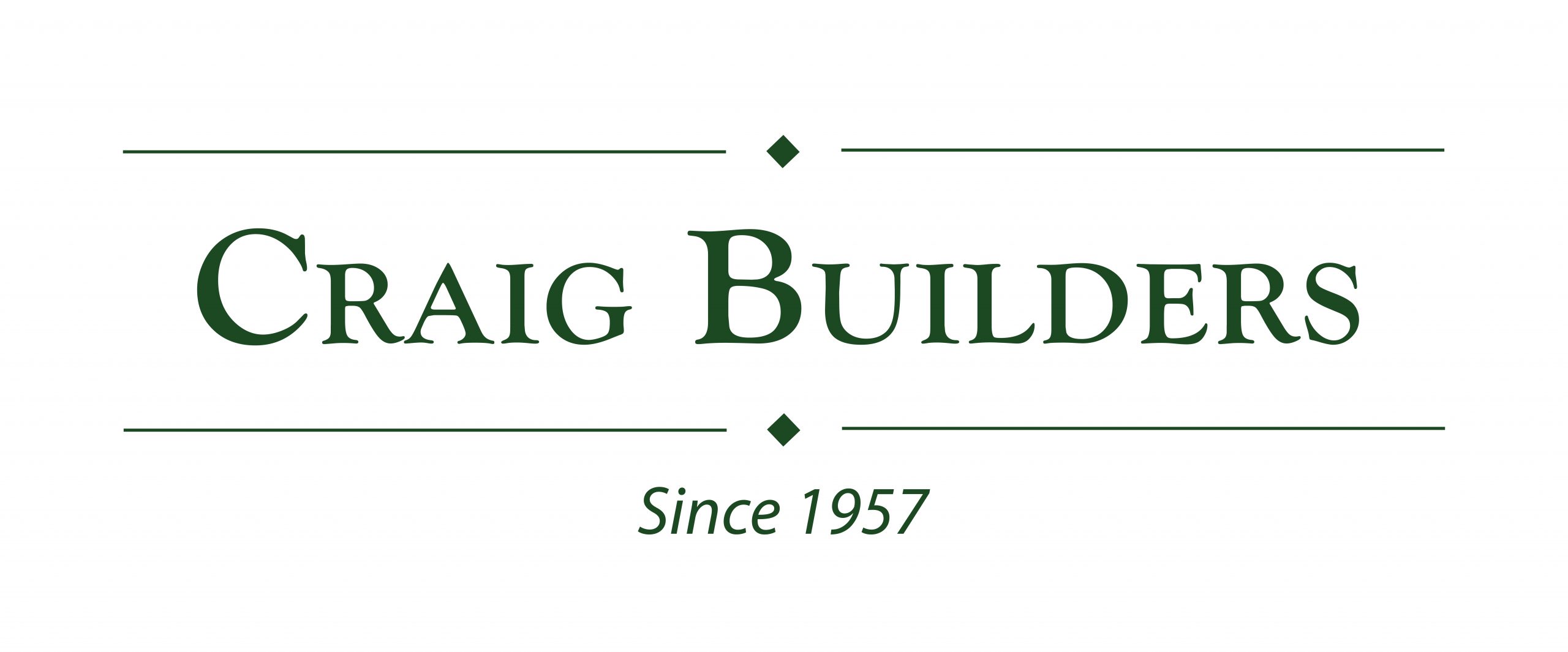 Logo - Craig Builders white ground